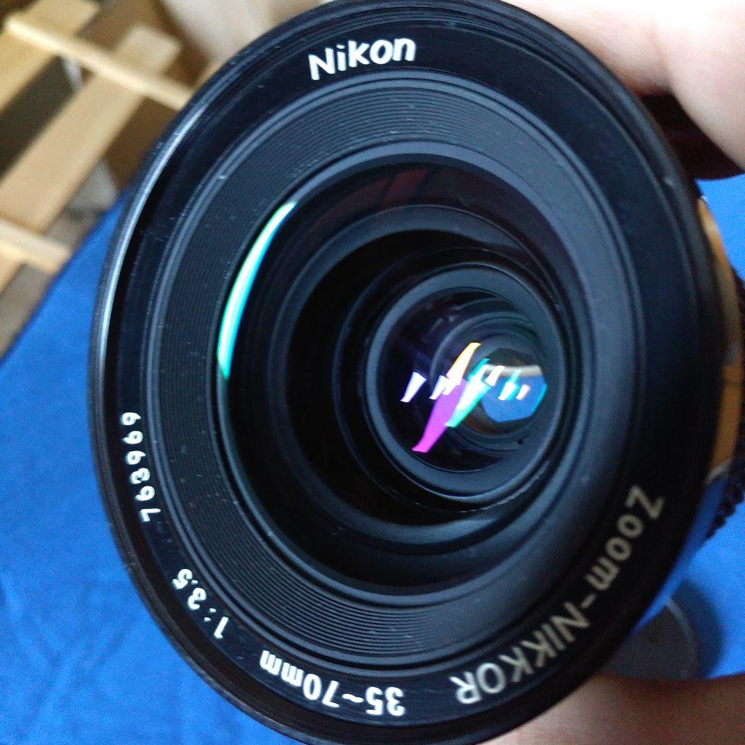 Nikon MFズーム35-70㎜ f3.5 前後キャップ、フィルター付