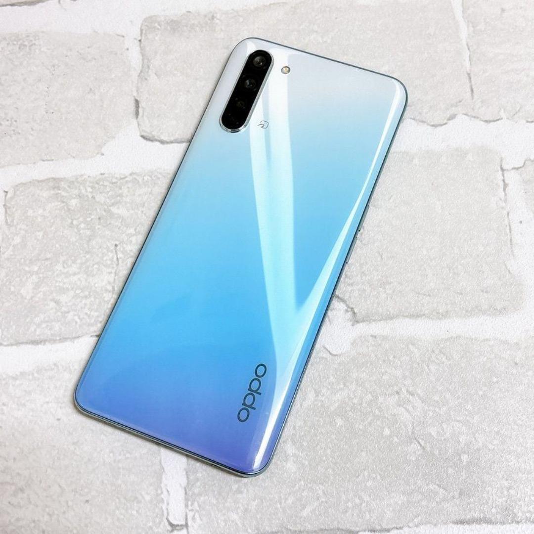 OPPO Reno3 A ホワイト ブルー SIMフリー オッポ リノ