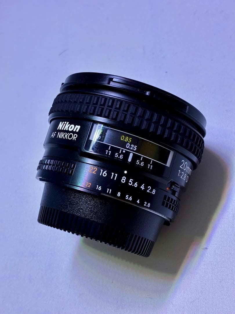 【美品】Nikon AF NIKKOR 20mm f2.8 単焦点レンズ