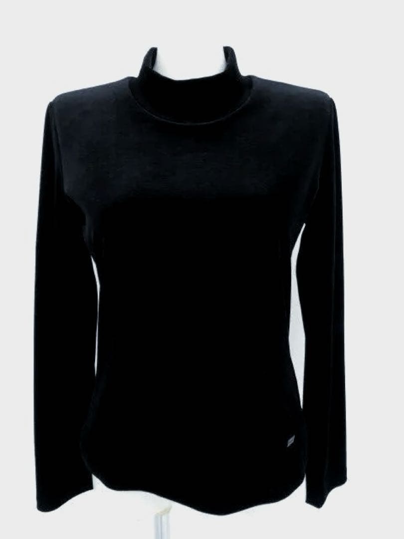 美品★FOXEY/フォクシーベロアトップ ベルブラック 38