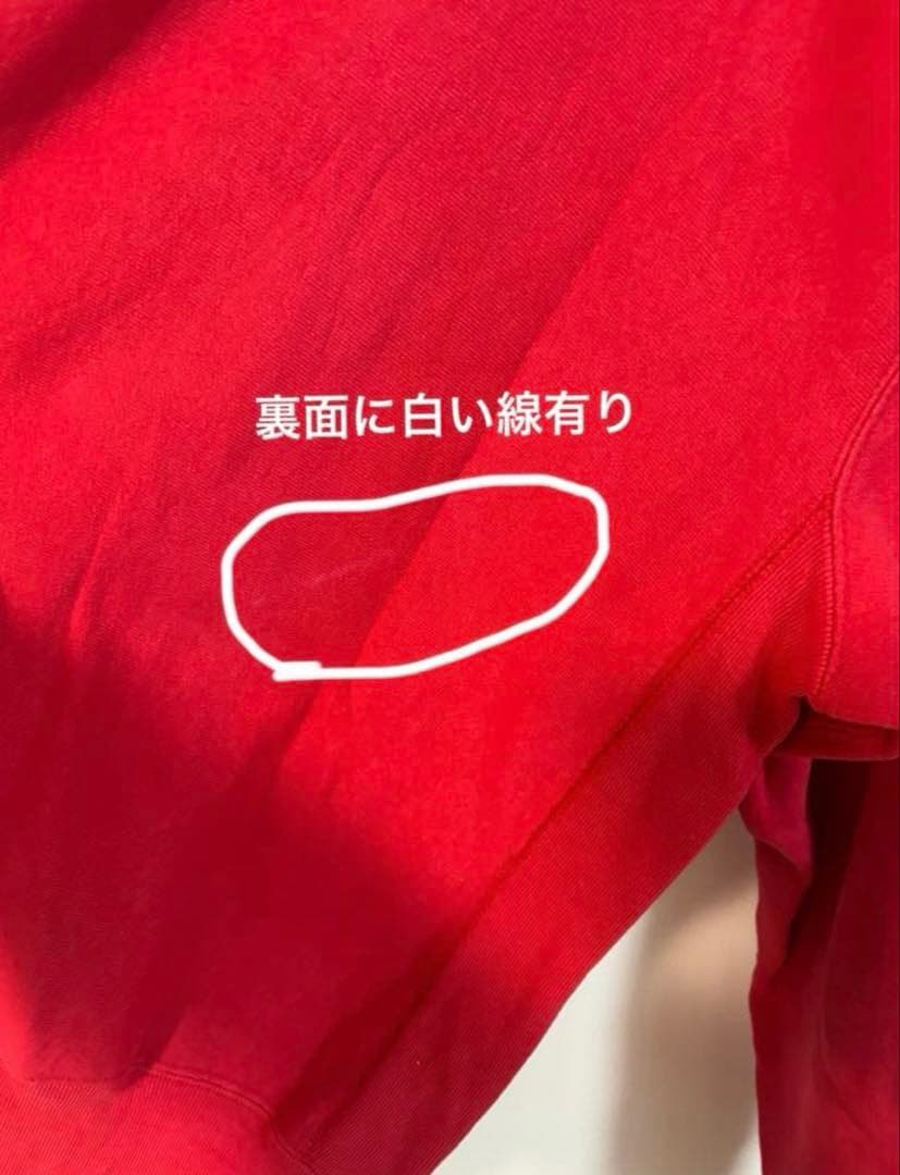 ホ*オ様 90s Champion チャンピオン リバースウィーブ 赤 フェード