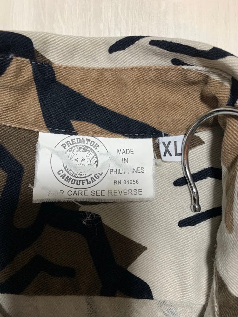 90s プレデターカモ　長袖シャツ