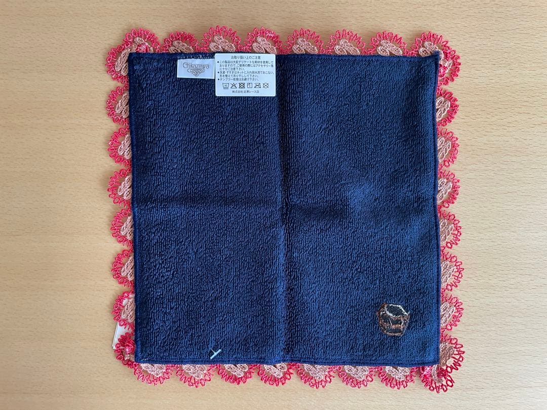 【新品・未使用】近沢レースx POMPADOUR コラボ ハンカチ（3枚セット）