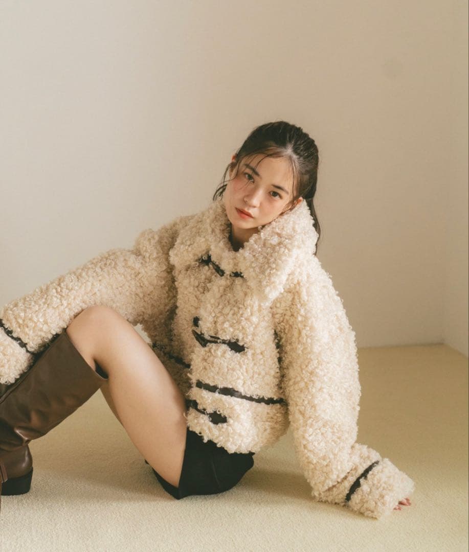 vannie u プードルファー ダッフルコート