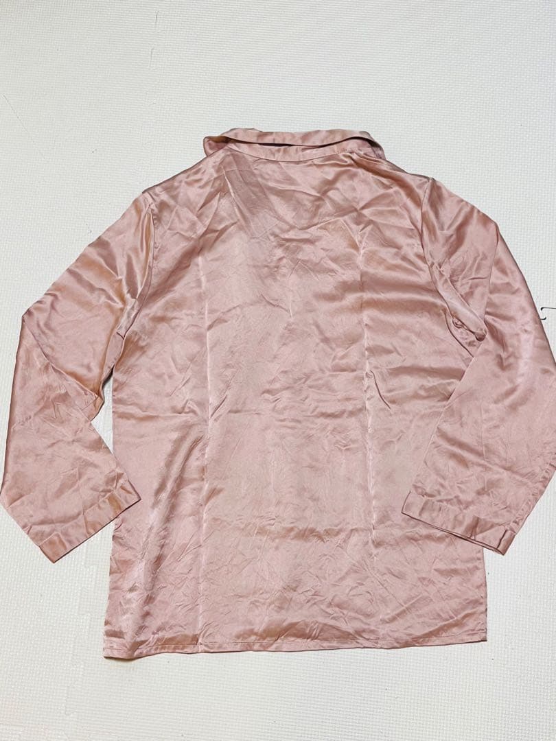 【てつこ】リリーシルクLily silk 高級シルク製 ボタンパジャマ　ピ