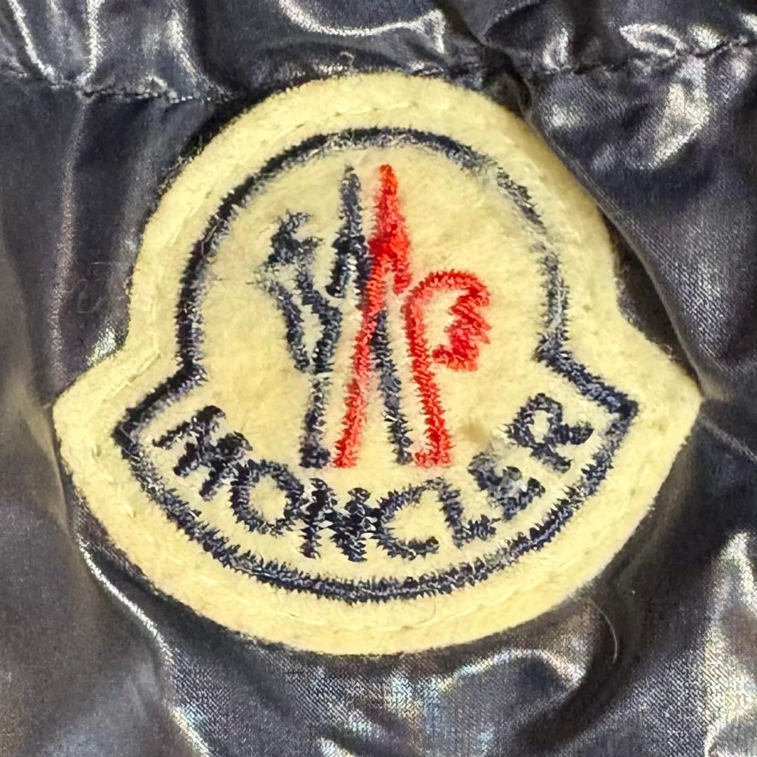 レディース　モンクレール　ダウンジャケット　ダウン　ジャケット　フード　紺色　S