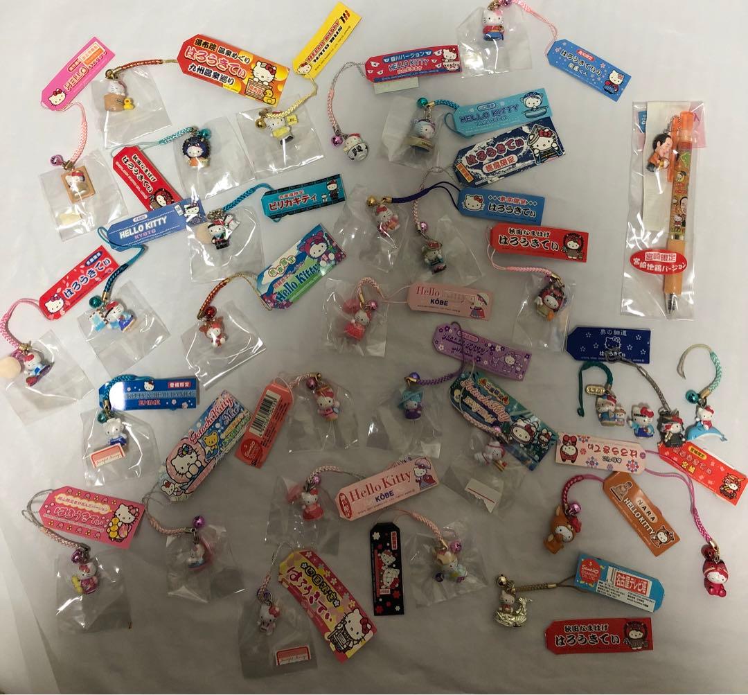 ハローキティ ご当地　ストラップ　根付　セット