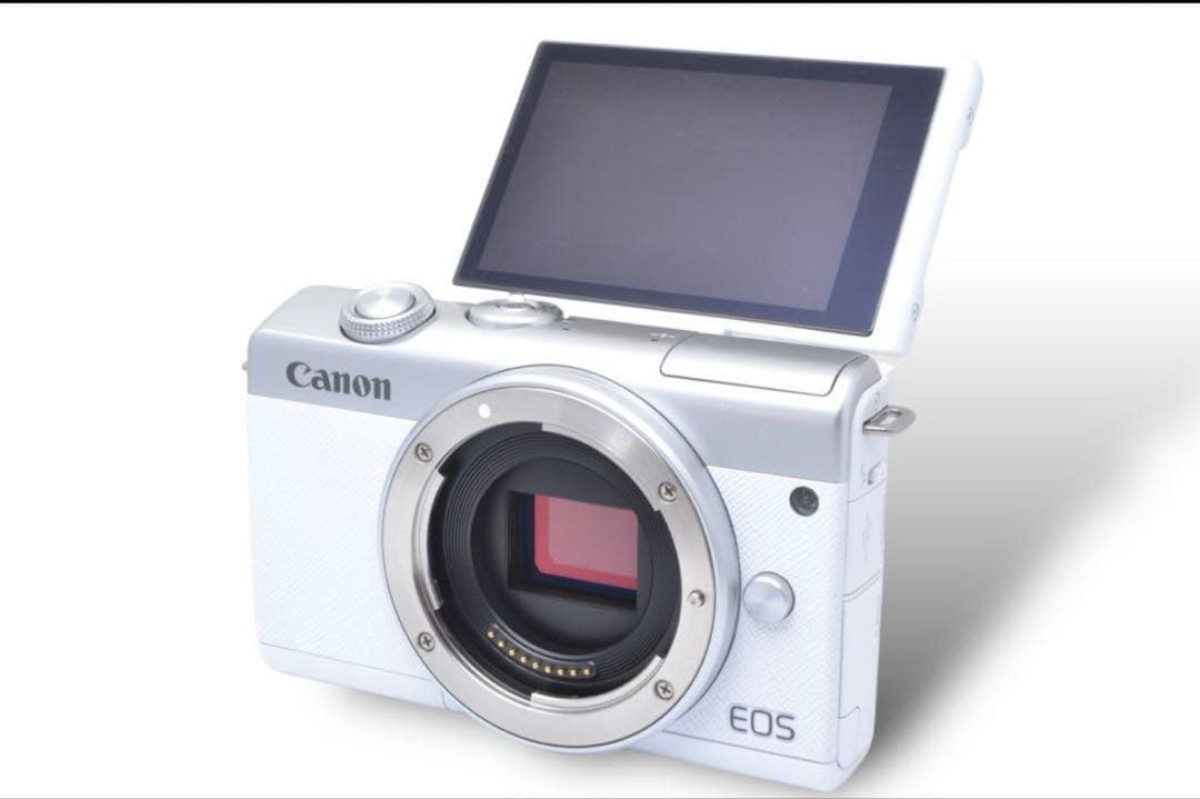 4K動画撮影◎Canon EOS M200 レンズキット/自撮り/一眼レフ