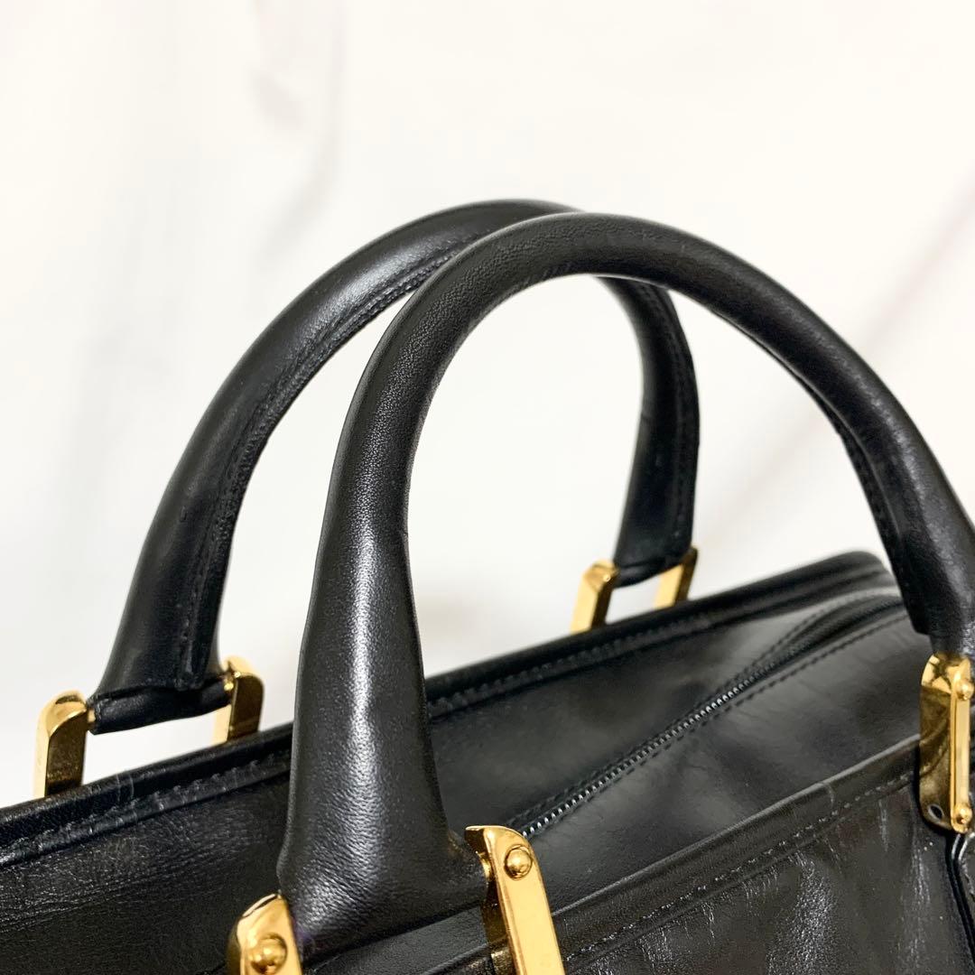 良品 LOEWE ロエベ ハンドバッグ ボストンバッグ アマソナ40 アナグラム