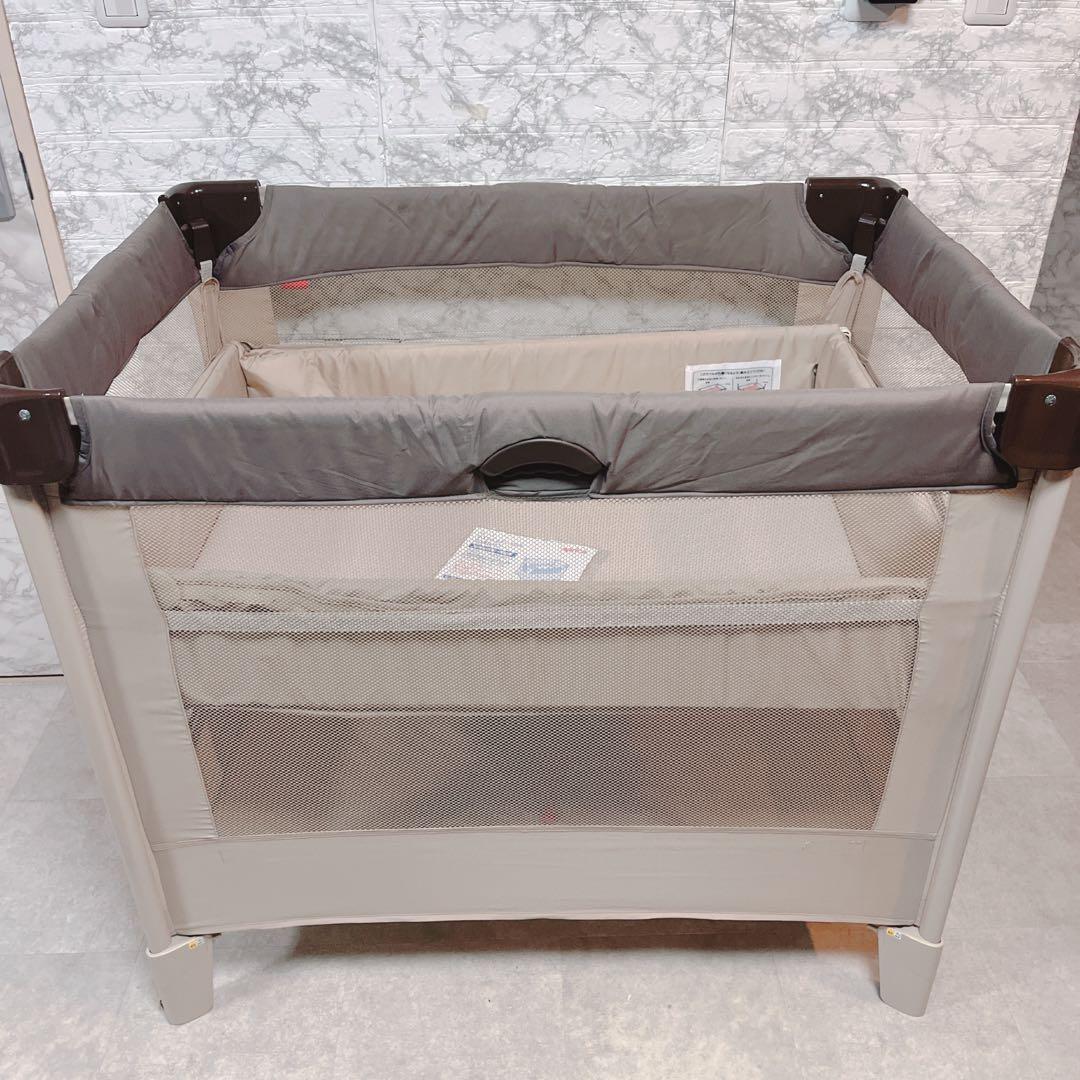 Aprica ココネルエアー ポータブル　ベビーベッド（良品）66047