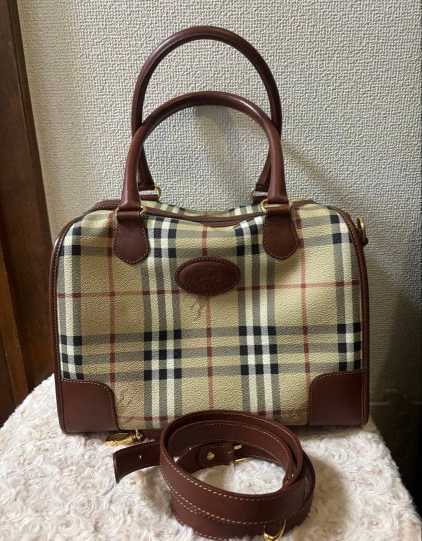 Burberry バーバリー ハンドバック ショルダーバックボストンバッグ