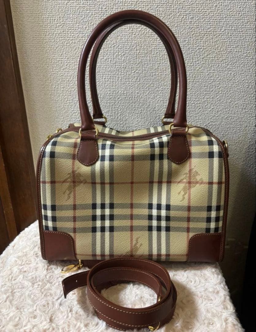 Burberry バーバリー ハンドバック ショルダーバックボストンバッグ