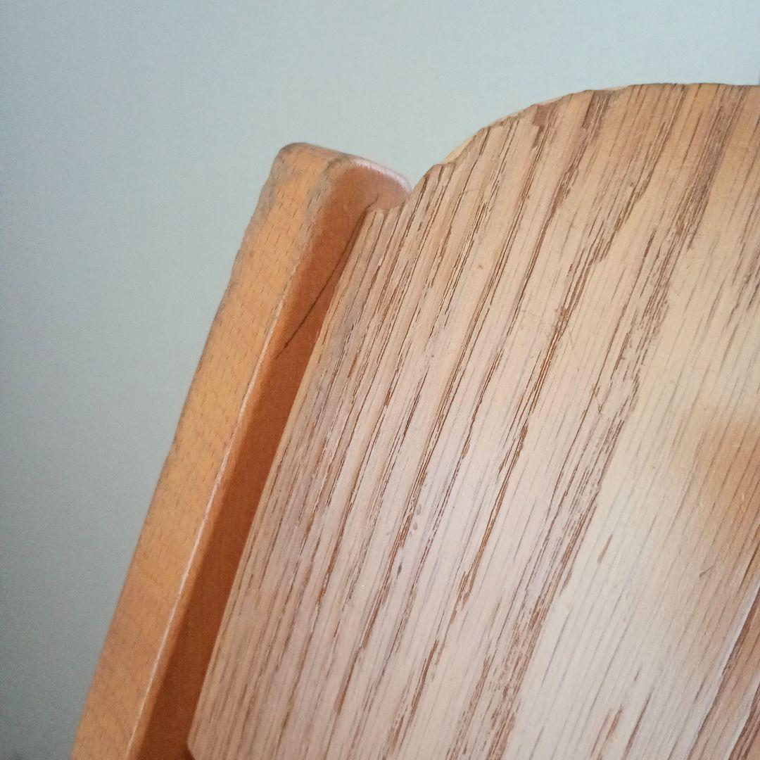 ①グッドデザイン賞【天童木工】ブックチェア/ダイニングチェア/木製椅子/USED