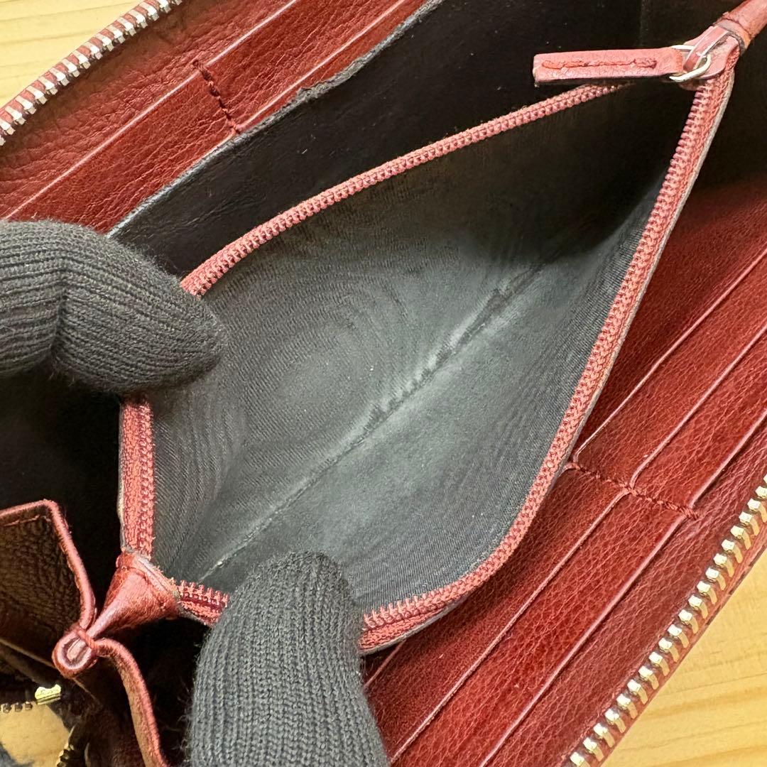 GUCCI グッチ　長財布　ラウンドファスナー　パイソン