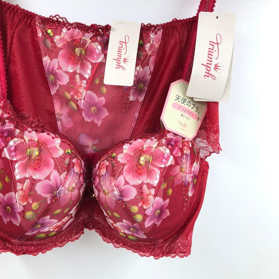 トリンプ　天使のブラ スリムライン555 ブラジャーショーツセットF70-L