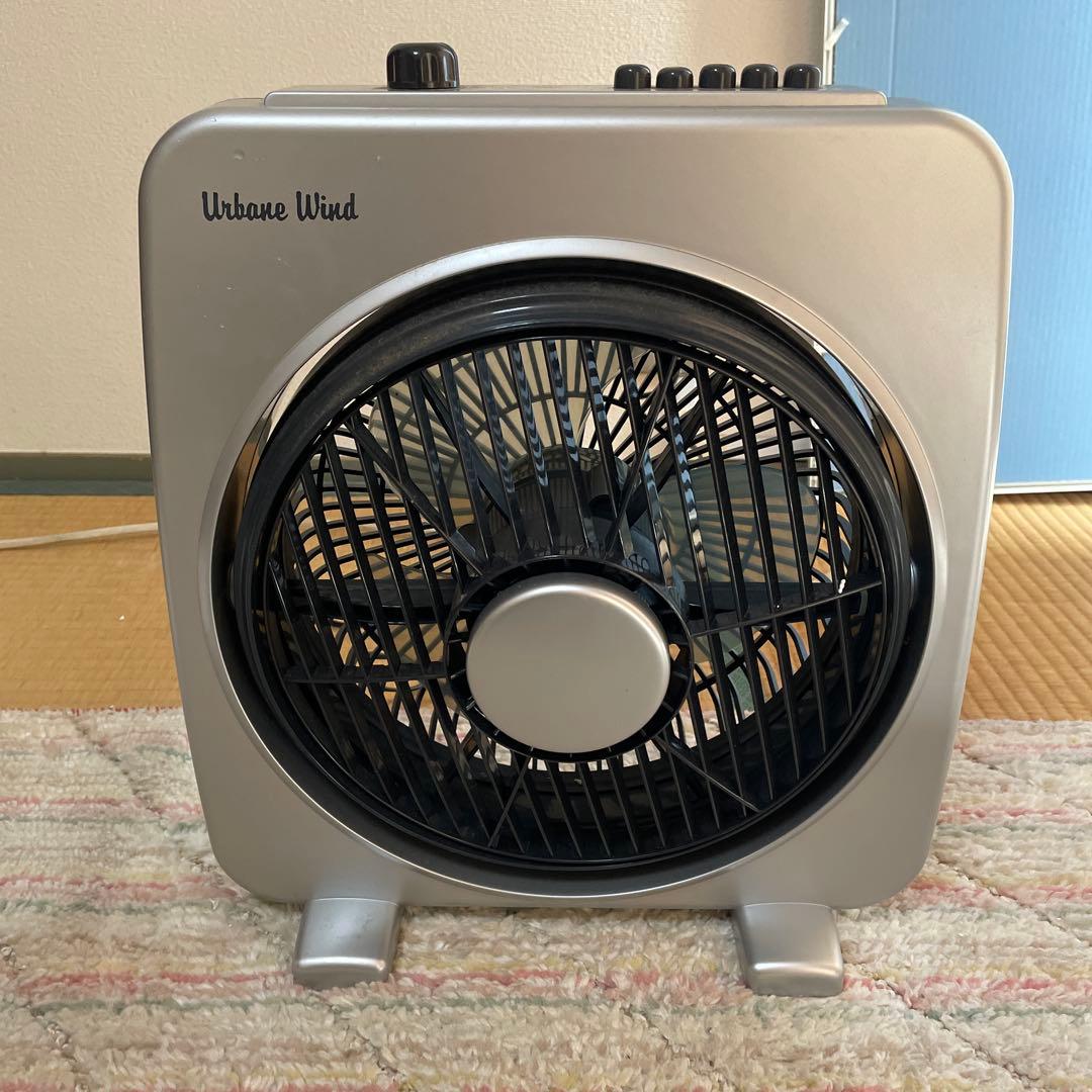 匿名配送　起動確認済　レトロ　卓上扇風機 シルバー