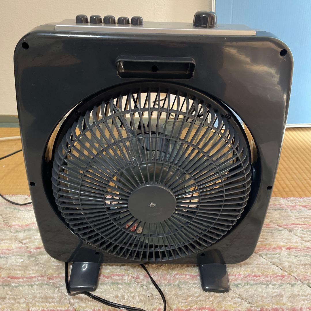 匿名配送　起動確認済　レトロ　卓上扇風機 シルバー