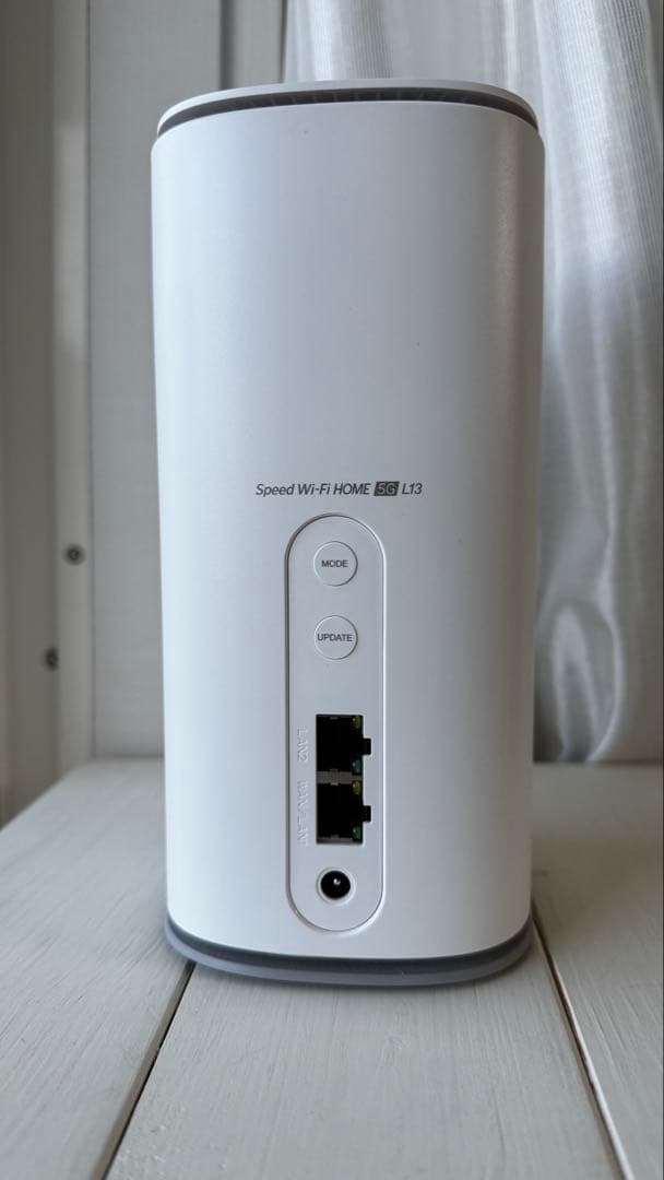 【美品】Speed Wi-Fi  5G L13 ZTE ホワイト