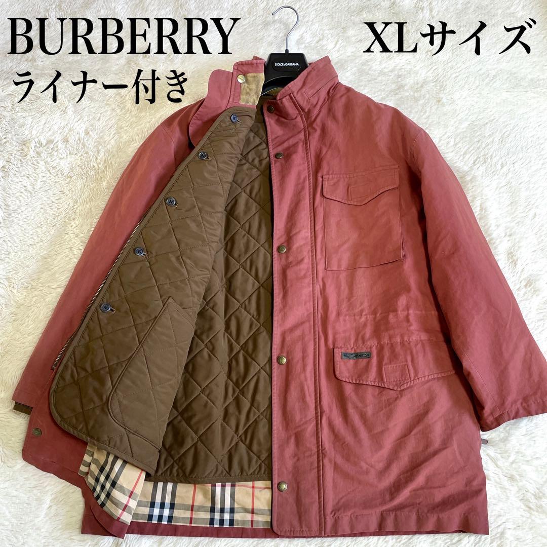 希少 BURBERRY ノバチェック キルティングジャケット付き モッズコート
