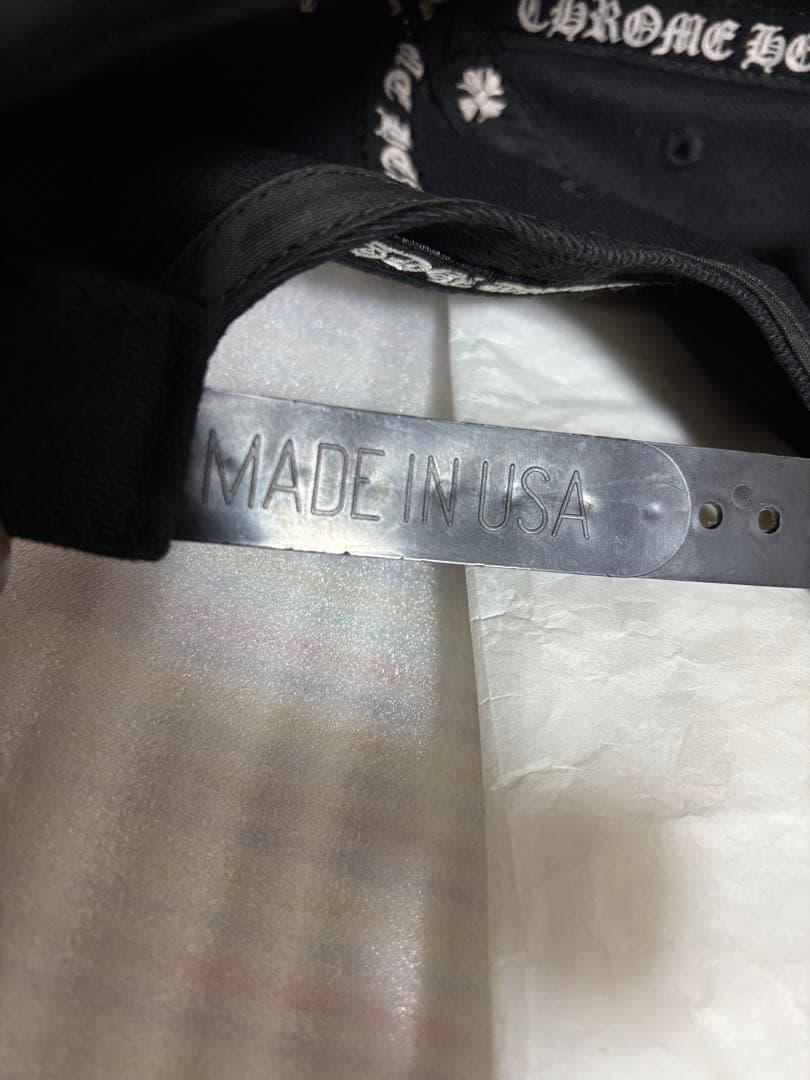 クロス刺繍　クロムハーツキャップ　国内正規品　人気モデル