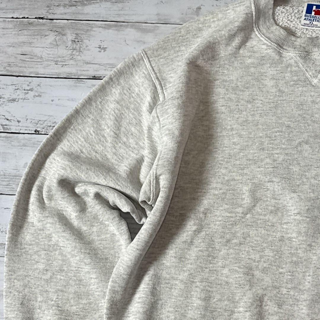 h*^様 90s USA製 ラッセルアスレチック スウェット XL グレー 無地