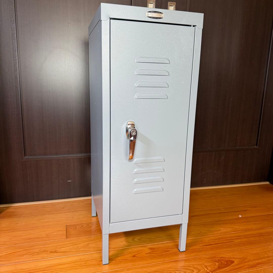 HERMOSA ロワールスチールキャビネット ライトグレー