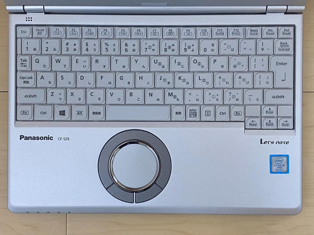 PanasonicレッツノートSZ6WIN11512GB８GBオフィス付黒天板