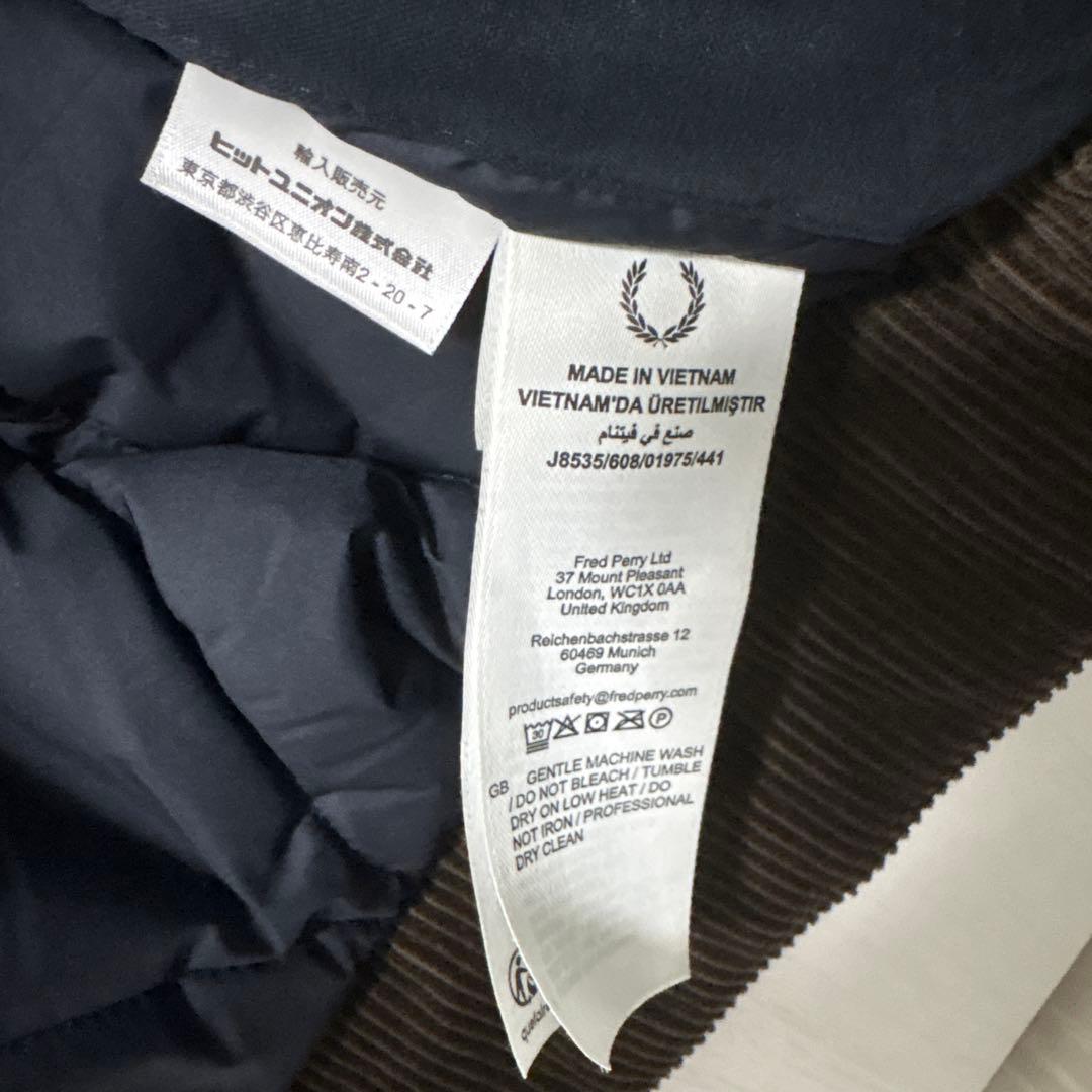 フレッド・ペリー Cotton Caban Jacket