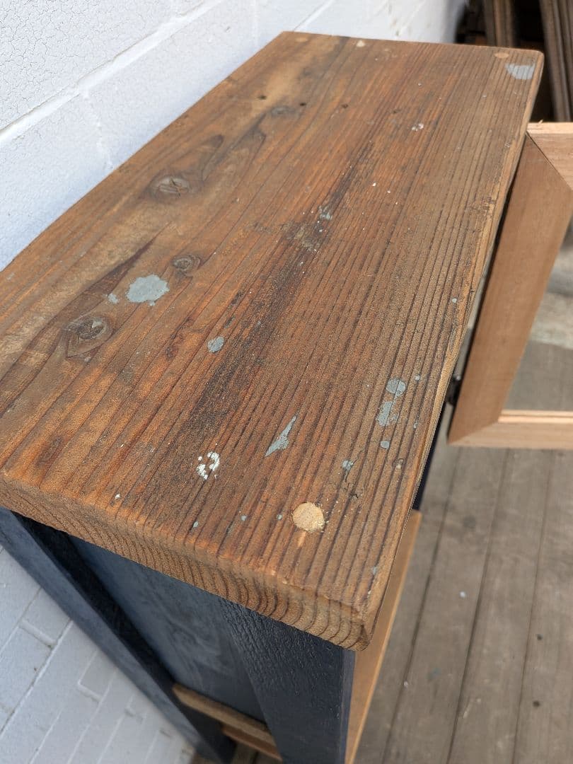 古材かざり棚　　紺色