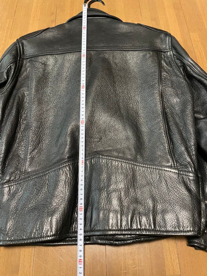 【最終値下げ】KADOYA ダブルライダースジャケット ブラック