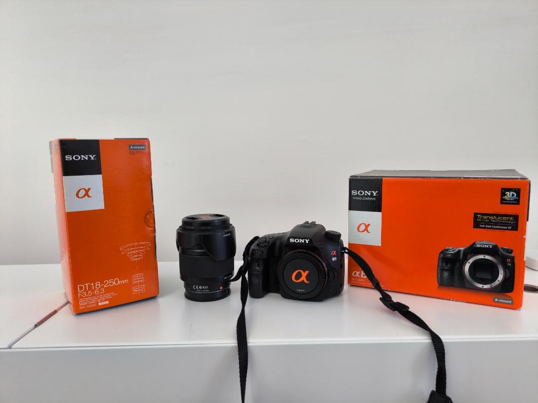 ソニー　α６５カメラセット（18－250㎜レンズ付き）