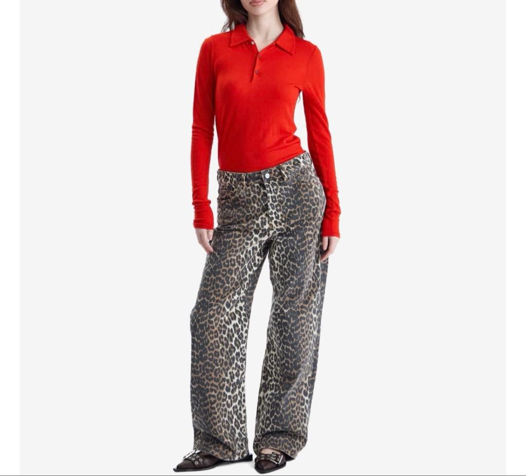 GANNI IZEY レオパード　デニム 27