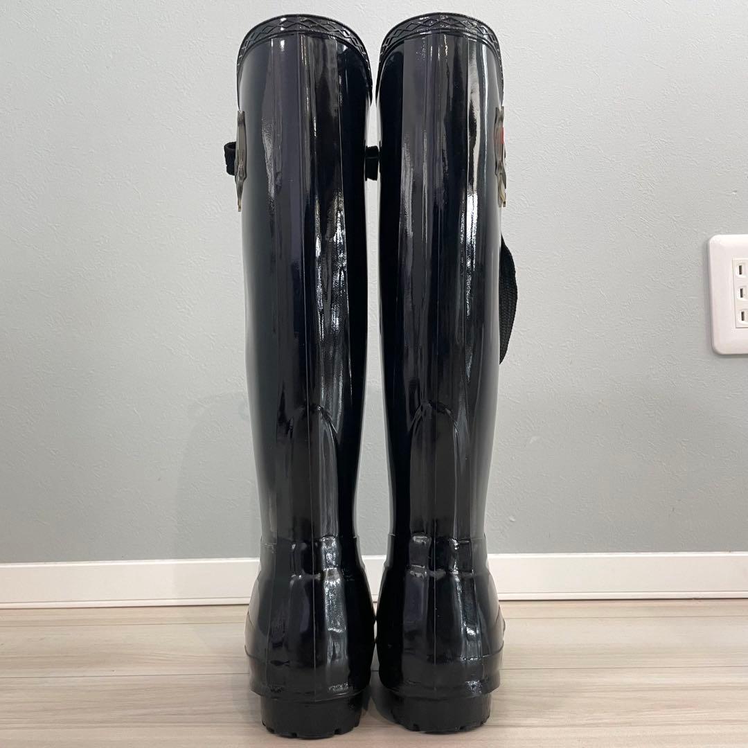 【極美品】レッドヴァレンティノ レインブーツ ブラック 37 箱付き