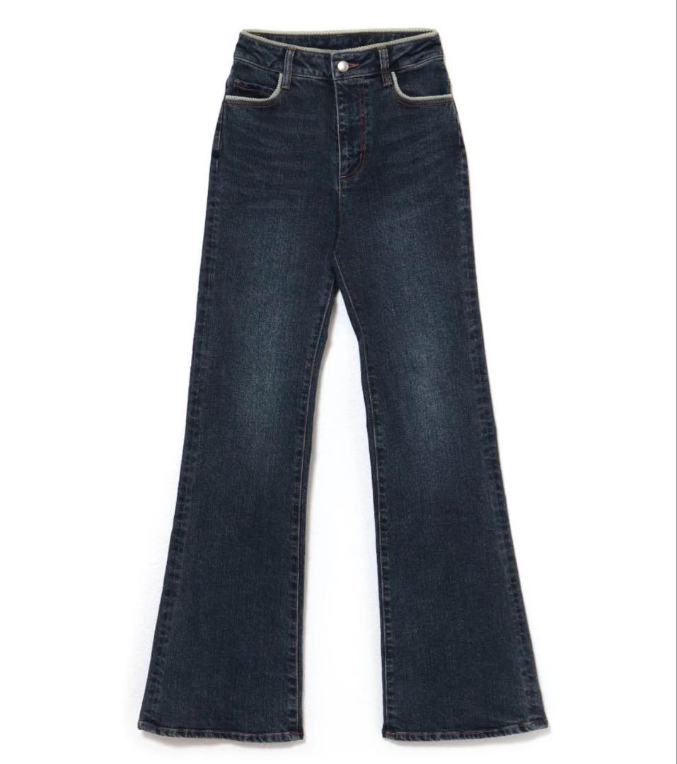 andmary Heart stitch denim Sサイズ