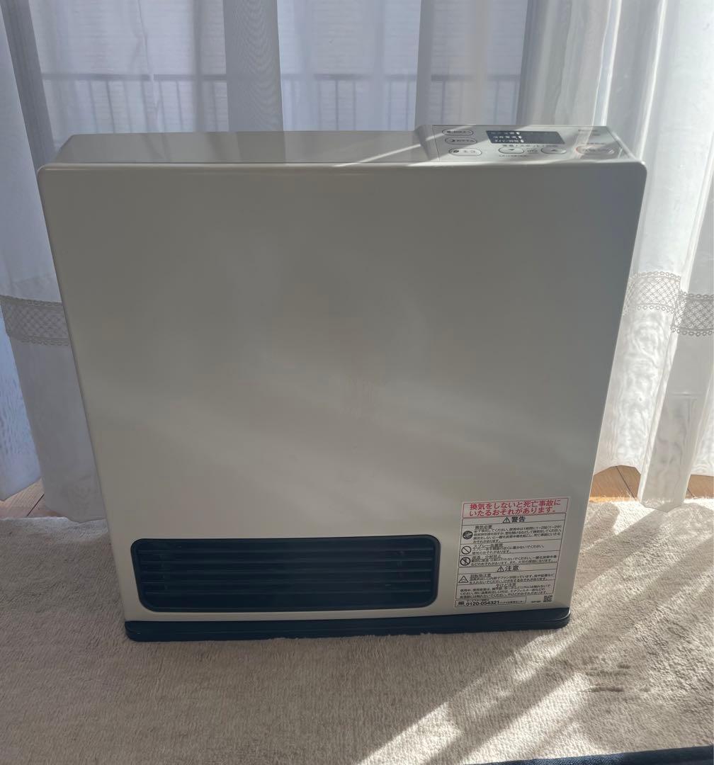 【美品】Rinnai 都市ガス ガスファンヒーター SRC-365E ホワイト