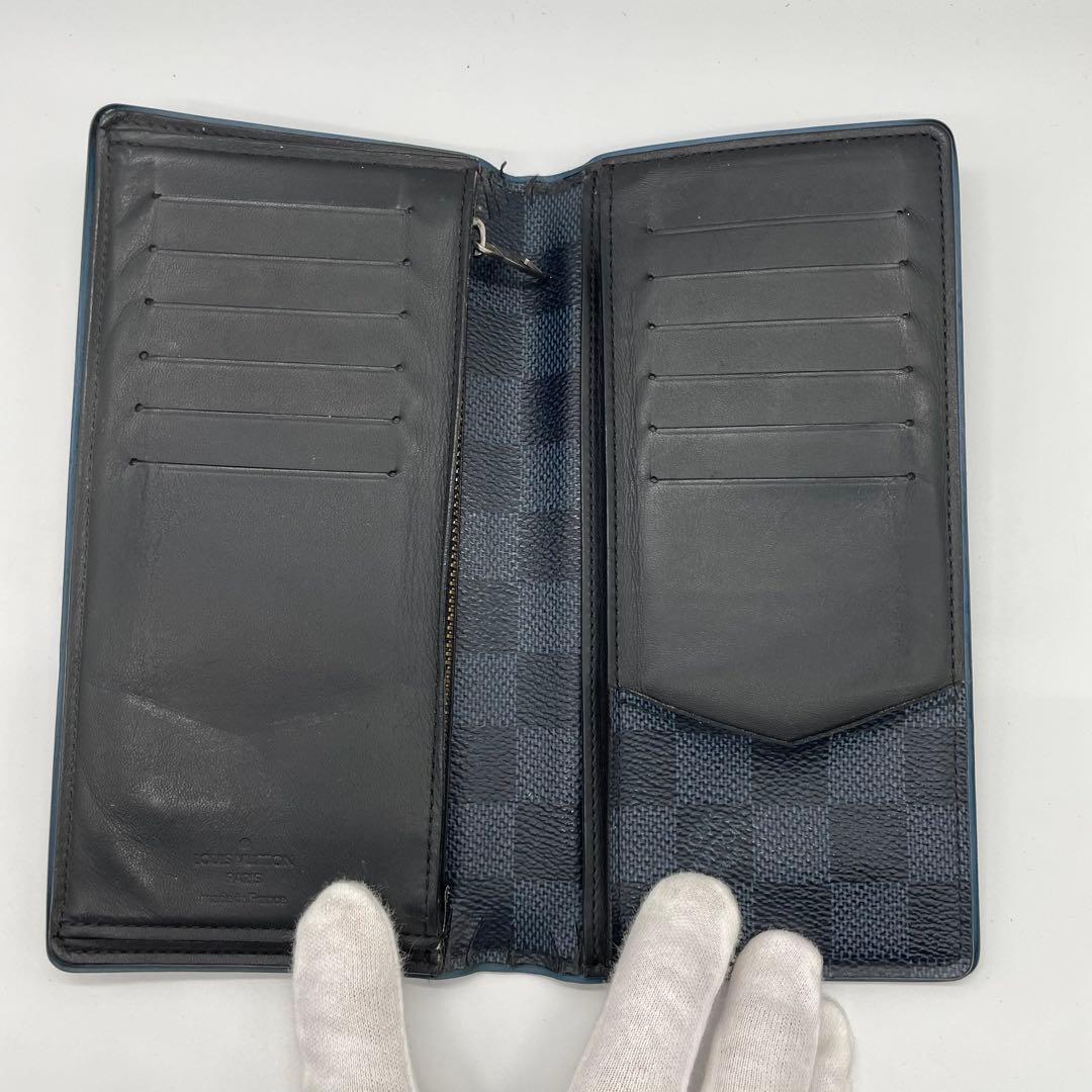 ルイヴィトン　ダミエコバルト　ブラザ　長財布w8