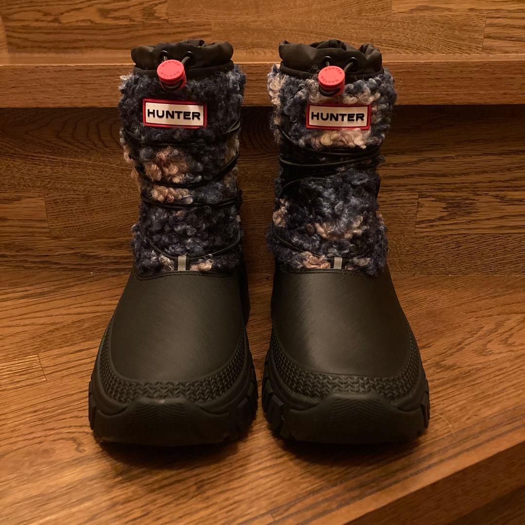 HUNTER ハンター ワンダラー ショート スノーブーツ 24㎝ UK5