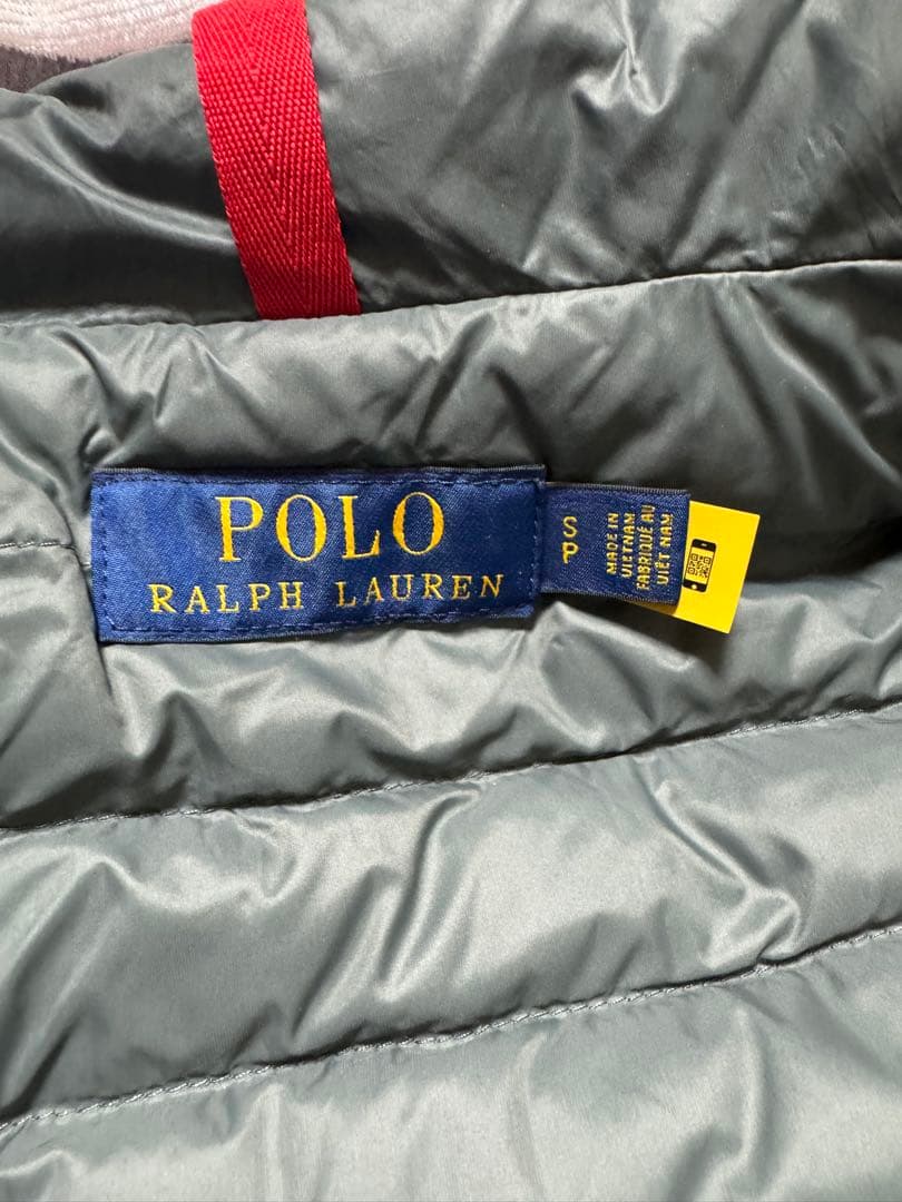 ポロ ラルフローレン 中綿 フーデッド ジャケット ネイビー