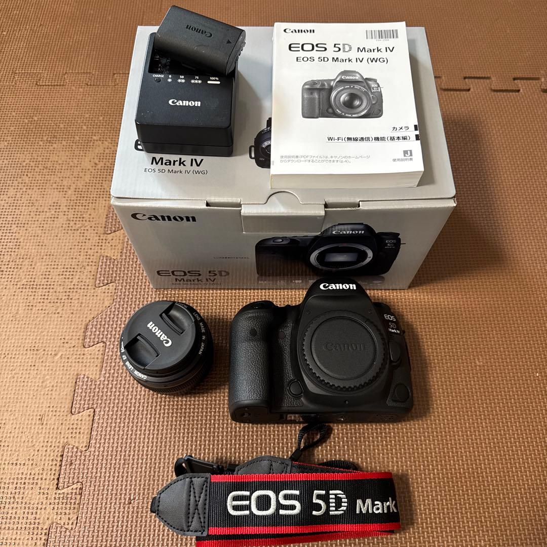 極美品　Canon EOS 5D MarkⅣ 単焦点レンズセット　EF 50mm