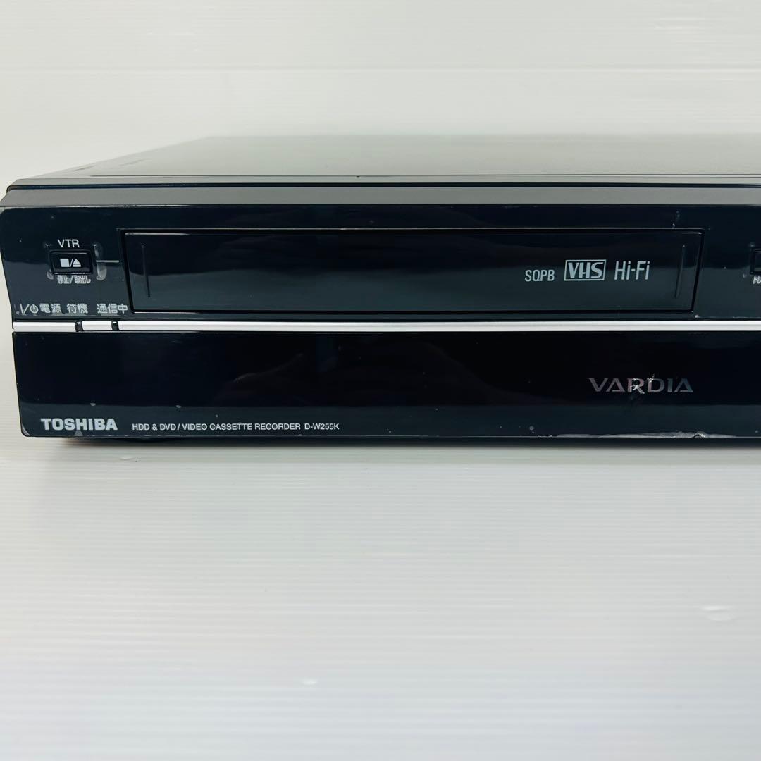 【2010年製】TOSHIBA D-W255K VHS複合　分解メンテ済