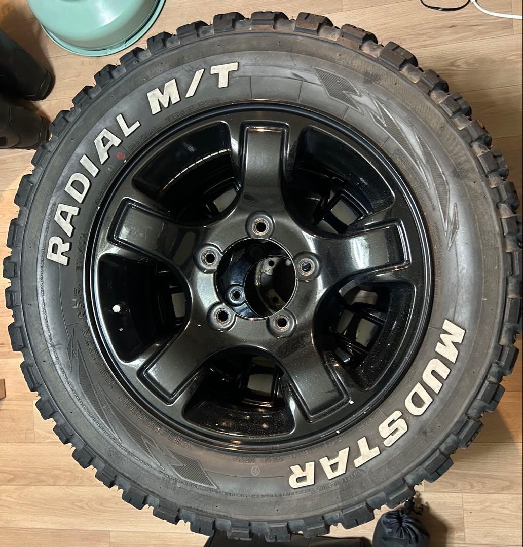 jb23純正ホイール、MUDSTAR RADIAL M/T 215/65R16