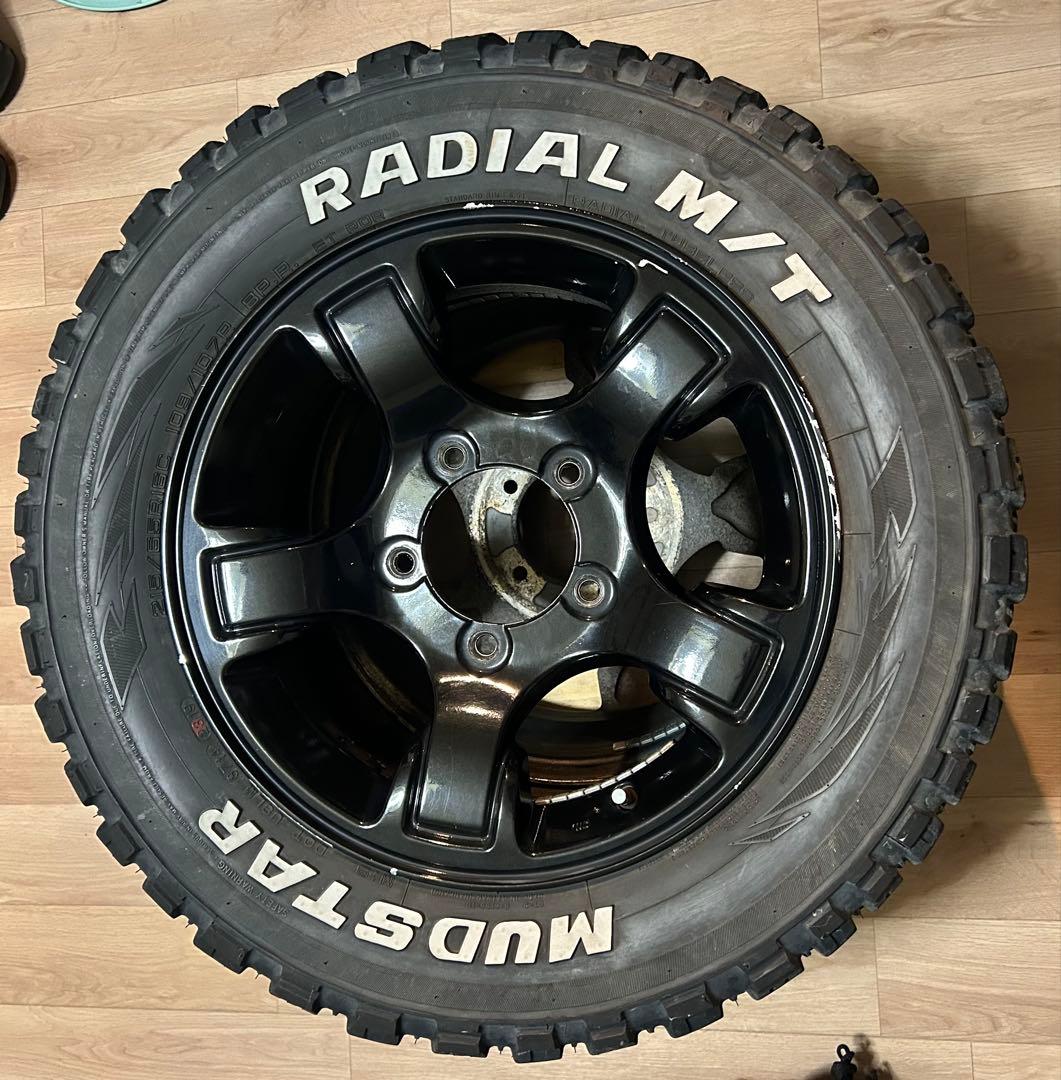 jb23純正ホイール、MUDSTAR RADIAL M/T 215/65R16