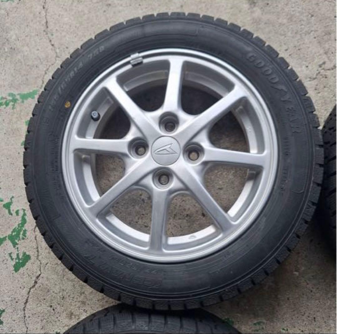 （送料込 ） 155/65R14 スタッドレスタイヤ ＋ 純正アルミホイール4本