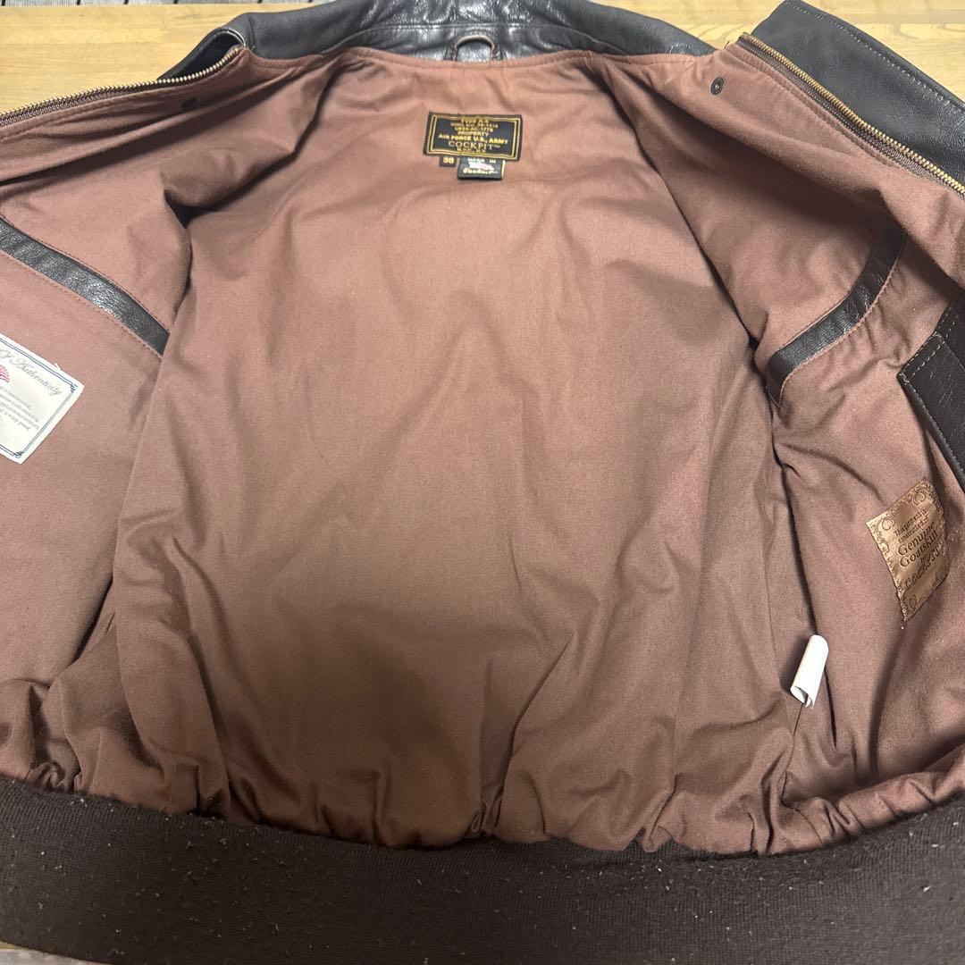 美品　COCKPIT TYPE A-2 フライトジャケット　38 コクピット