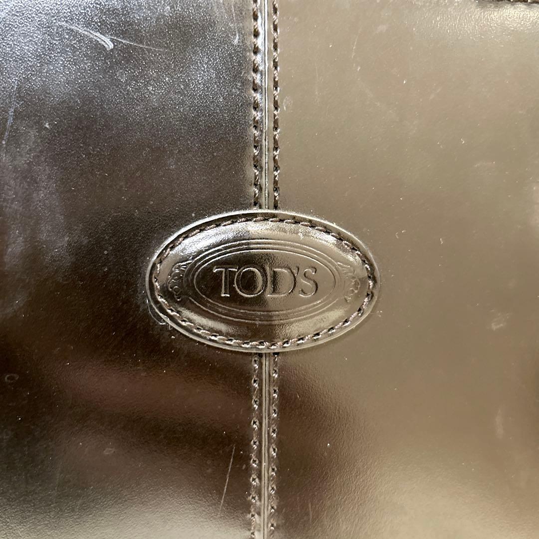 トッズ TOD’S レザー トートバッグ ブラックA4可 ユニセックス ビジネス