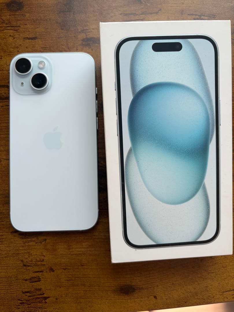 Apple iPhone 15 ブルー本体　128gb 【美品】