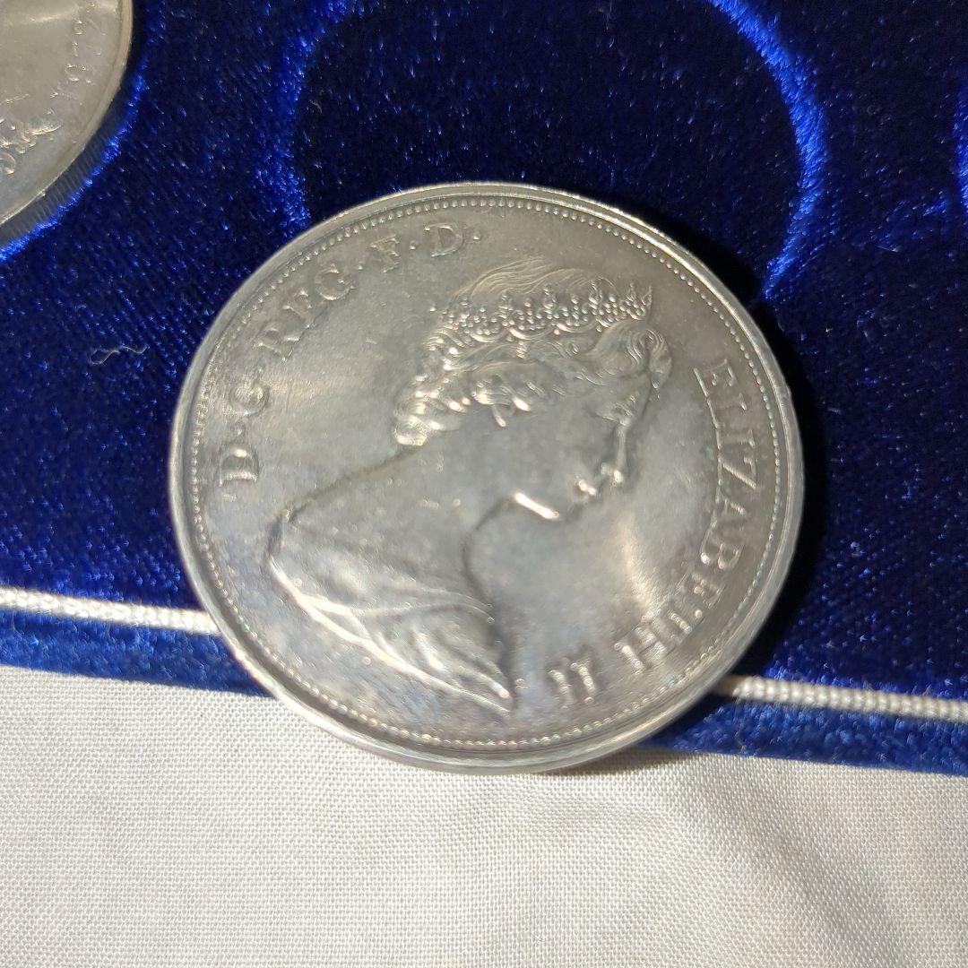1972 エリザベス2世 シルバーウェディング3枚　重量総84g 記念銀貨