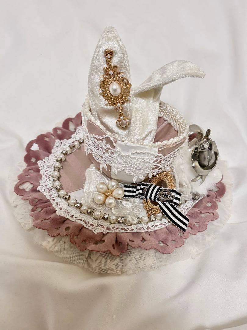 星箱Works Drink me　兎耳ティーカップ帽子　カクテルハット