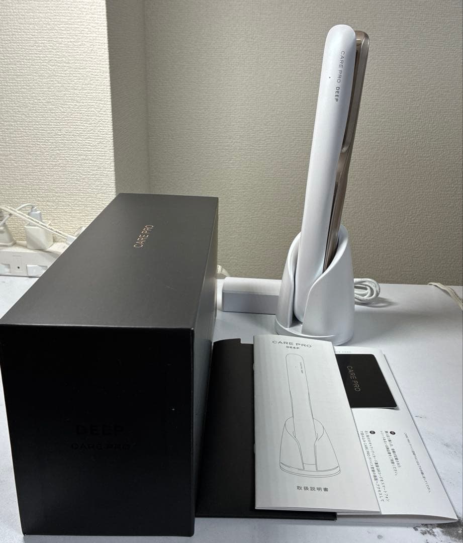 【領収書の掲示有】CARE PRO ケアプロディープ　ヘアアイロン 超音波