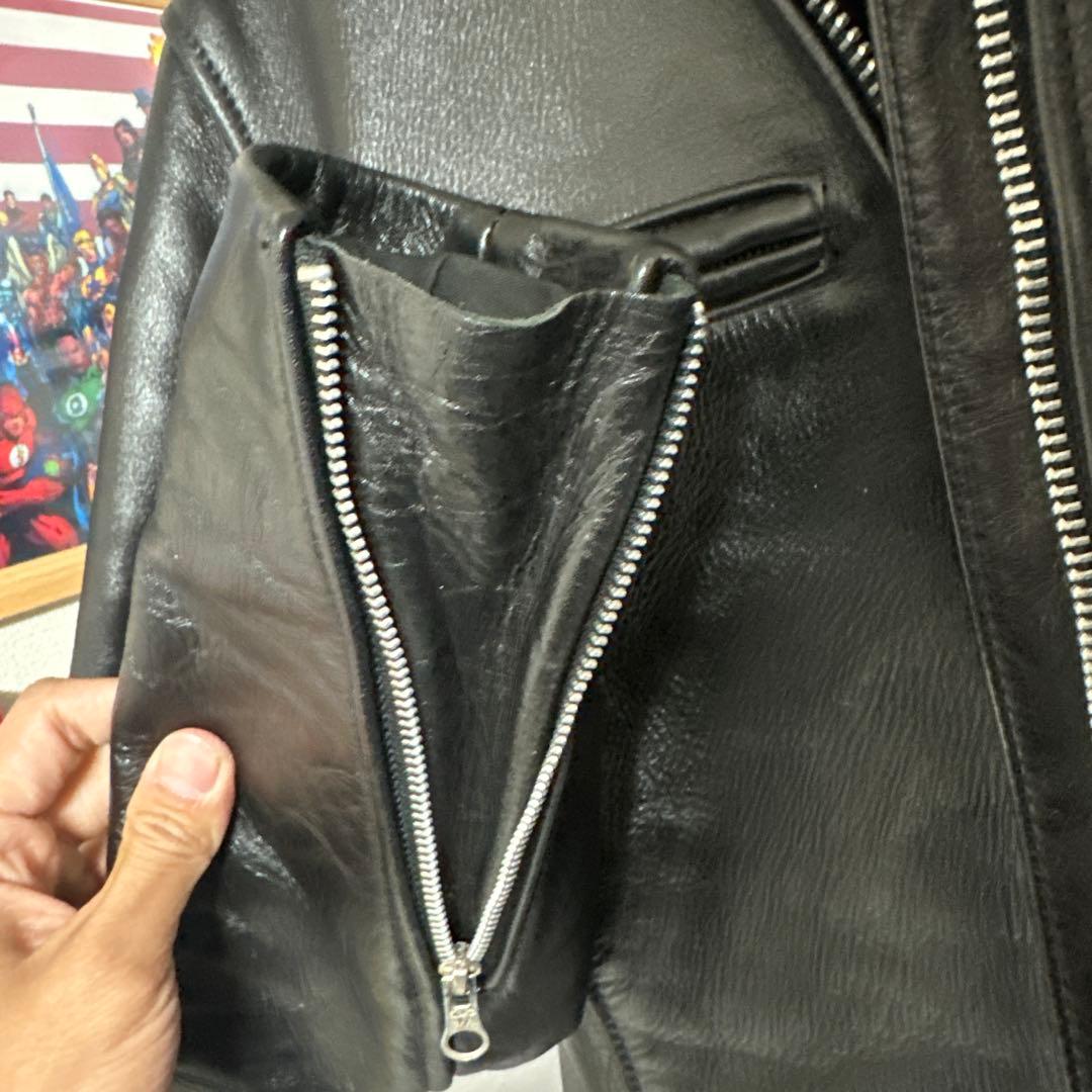 M*ム様 Vanson シングルライダース 38 短丈　2003年製